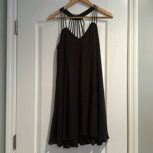 Black dress cocktail length